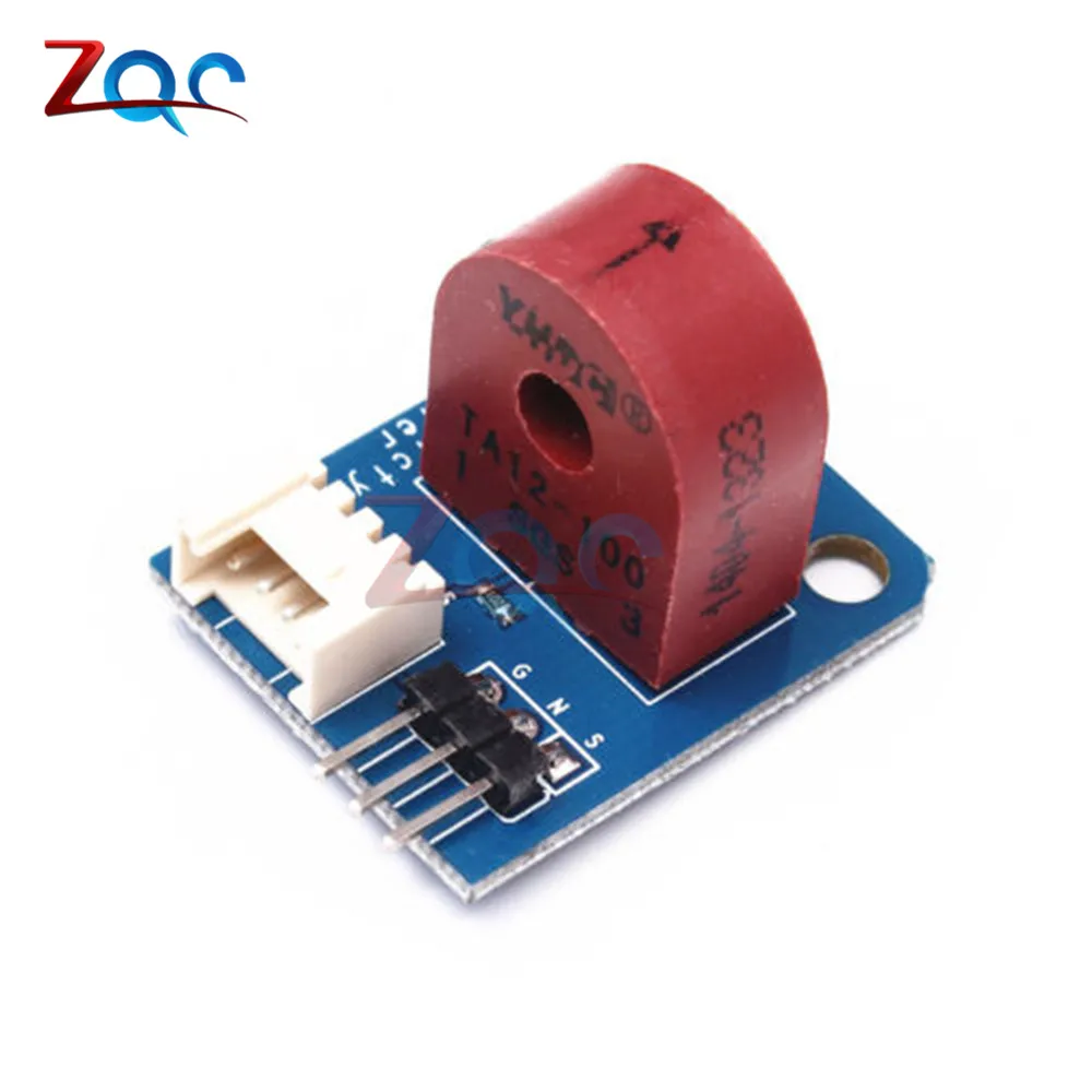 AC 5A Амперметр электричество сенсор модуль плата для Arduino аналоговый измеритель тока Модуль Кирпич 5 в I/O A12-100 трансформатор тока