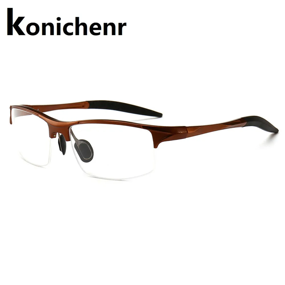 Мужские квадратные очки Konichenr с оправой для коррекции зрения при близорукости