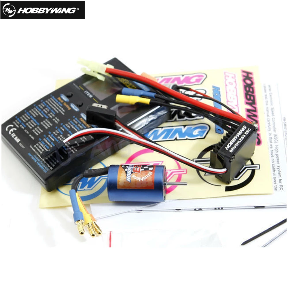 Hobbywing eZrun Combo A1 A2 EZRUN-2030 12 T/18 T 7800KV 5200KV бесщеточный двигатель+ 18A ESC+ карточка EZRUN Combo для автомобиля 1/18