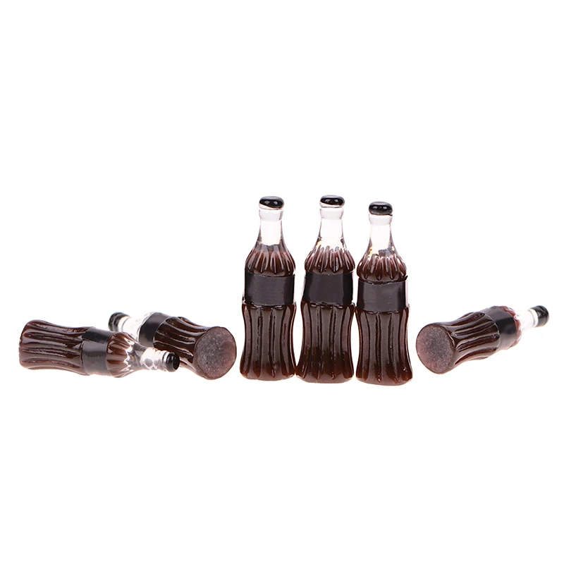 6 шт. мини колы бутылка кукольный домик Миниатюрный Кокс напитки модель Himouto