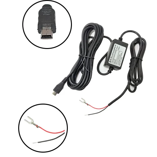 2-Mini B Micro/Mini USB Buck line автомобильный прикуриватель адаптер питания для зарядного устройства Инверторные аксессуары для автомобиля dvr рекордер мониторинг парковки gps - Название цвета: 2-Mini B