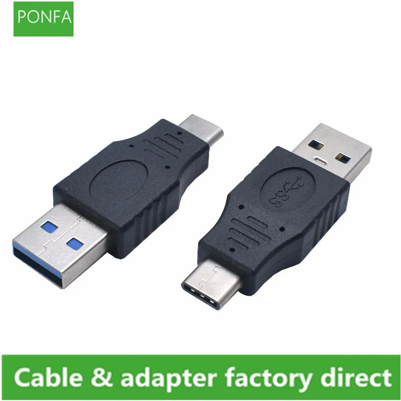 Тип usb C Мужской и Женский к USB 3,0 Мужской Порты и разъёмы адаптер USB 3,1 Тип C до USB3.0 Тип-адаптер USB-C Кабель-адаптер конвертер