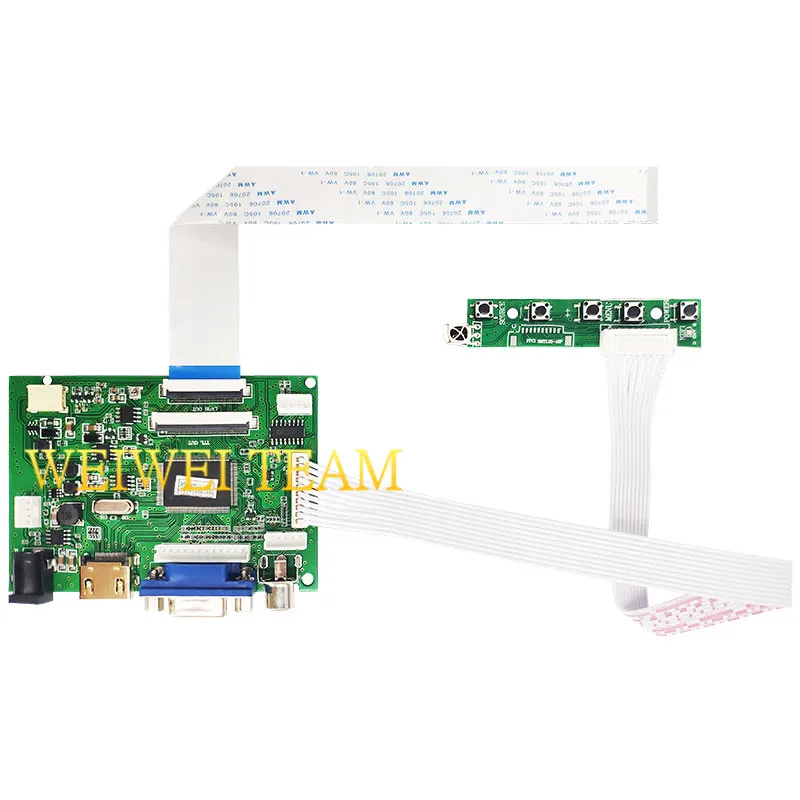 Controller Board 1280x800 10,1 дюймов планшет ЖК-панель ips дисплей VS-TY2662-V1 драйвер плата 40 Pin ttl LVDS плата контроллера HDMI VGA 2AV 50PIN - Color: Controller Board