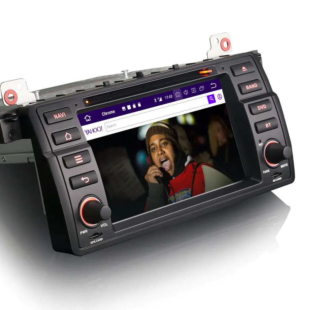 7 &quotОС Android 8 0 DVD мультимедиа gps радио для BMW E46 (318/320/325) 1998-2006 и M3 с Разделение Экран