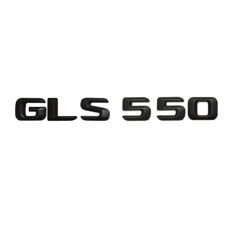 

Matt Black ABS " GLS 550 " Trunk Rear Letters Words Number Badge Emblem Decals Sticker for Mercedes Benz GLS Class GLS550