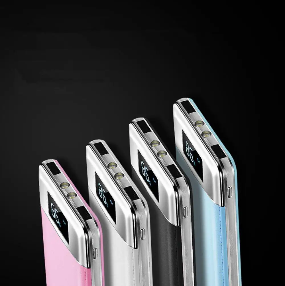 6000mah Power Bank External Battery Pack DualUSB Ports LCD Display Powerbank Portable Mobile Fast Charger for Phone | Мобильные