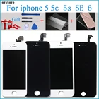 100% рабочий сенсорный экран для iPhone 5 5s 5c SE, ЖК-дисплей с дигитайзером в сборе, сменный модуль для iPhone 6, быстрая доставка