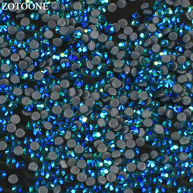 206AB ZOTOONE SS6-SS20 горячей фиксации кристалл дизайн ногтей Стразы для одежды украшения железа на переводах Flatback Стекло Стразы - Цвет: 206AB