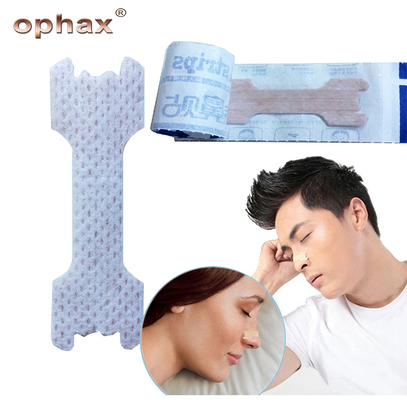 OPHAX 10 шт. сна носовые полоски стоп храп защелка для носа легче дыхание здоровое лучше Спящая Релаксация