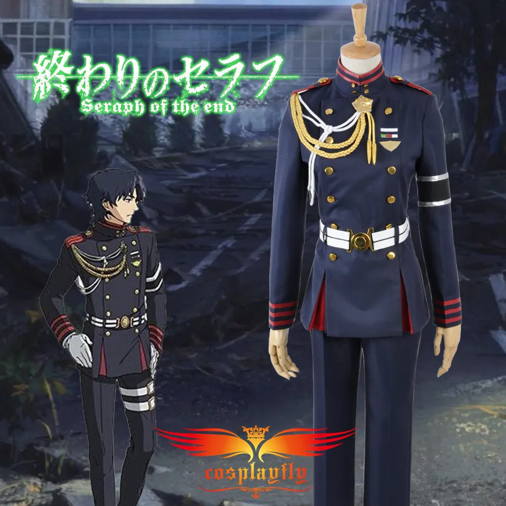 Seraph of the End Косплей Костюм guren ichinose для взрослых Военная униформа косплей костюм на