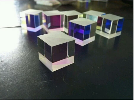 4 шт. 1 9x1 8 см дефектное Оптическое стекло призма крест дихроический X Cube призмы RGB