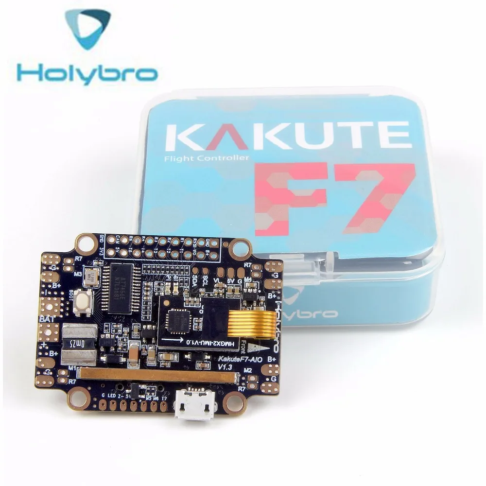 

Полетные контроллеры Holybro Kakute F7 AIO STM32 F745 Betaflight OSD, поддерживает BLHeli интегрированный BMP280 PID IMU