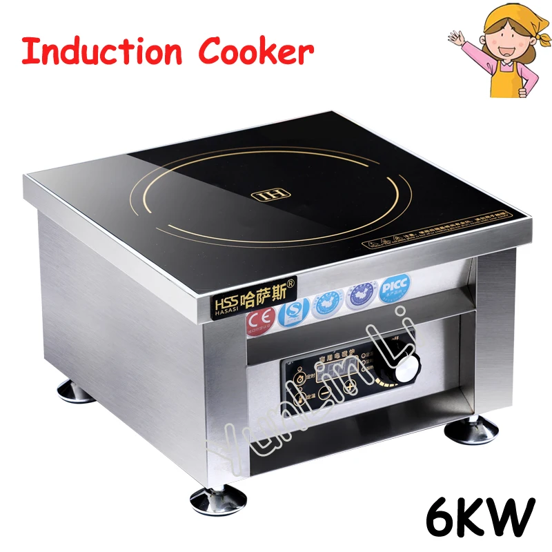 

Commercial Induction Cooker High Power Oven Large Heating Area Intelligent Time And Temperature Setting Electric Stove