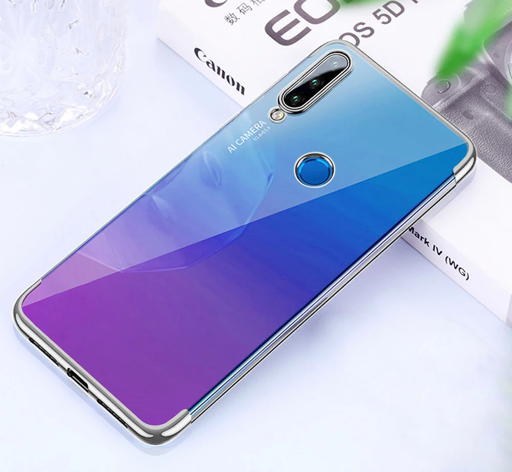 Чехлы с покрытием из ТПУ для huawei Honor 10 Lite View V10 V20 Honor 20 Lite Honor 10i, мягкая силиконовая прозрачная задняя крышка, чехлы для телефонов - Цвет: Серебристый