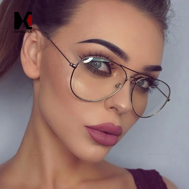 SHAUNA, классические женские очки, оправа, брендовые, дизайнерские, модные, мужские, полит, сплав, очки