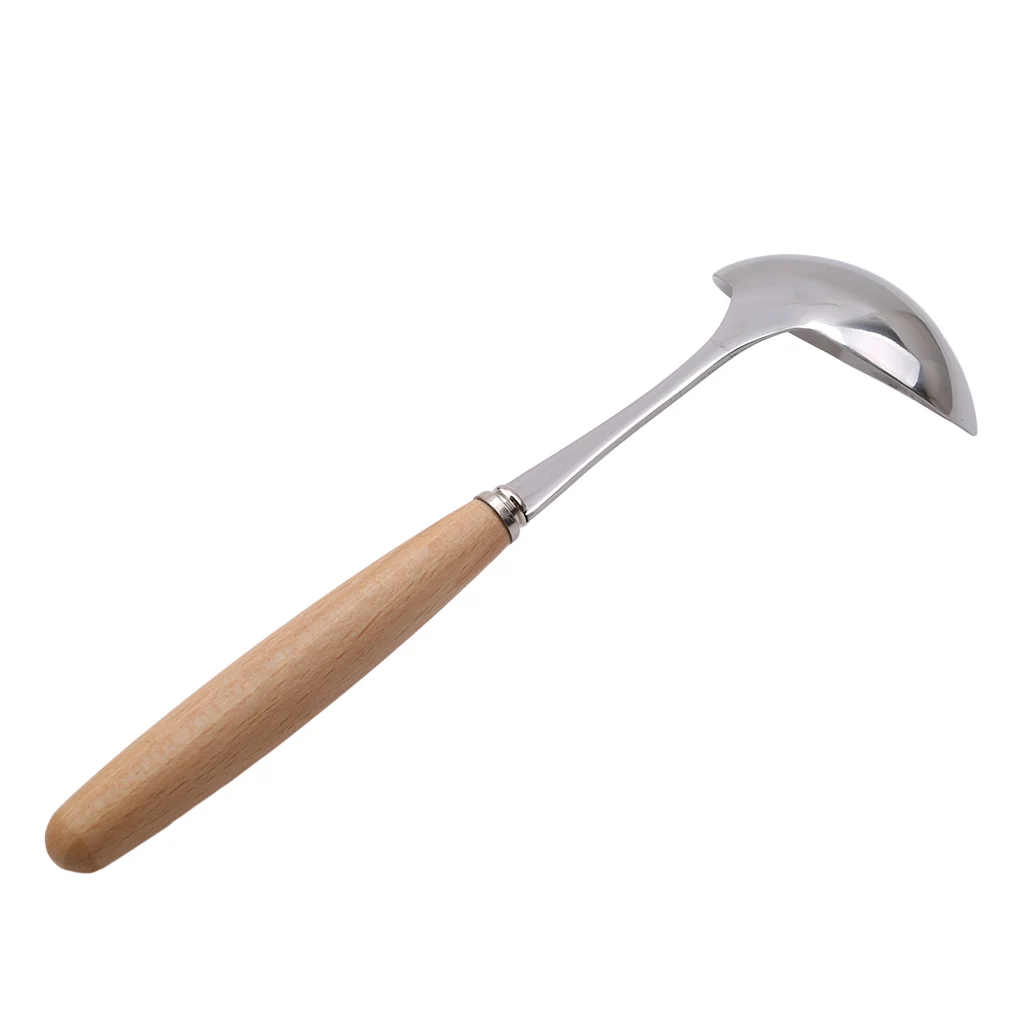 Горячая распродажа Корейская стильная деревянная ручка большая круглая ложка из