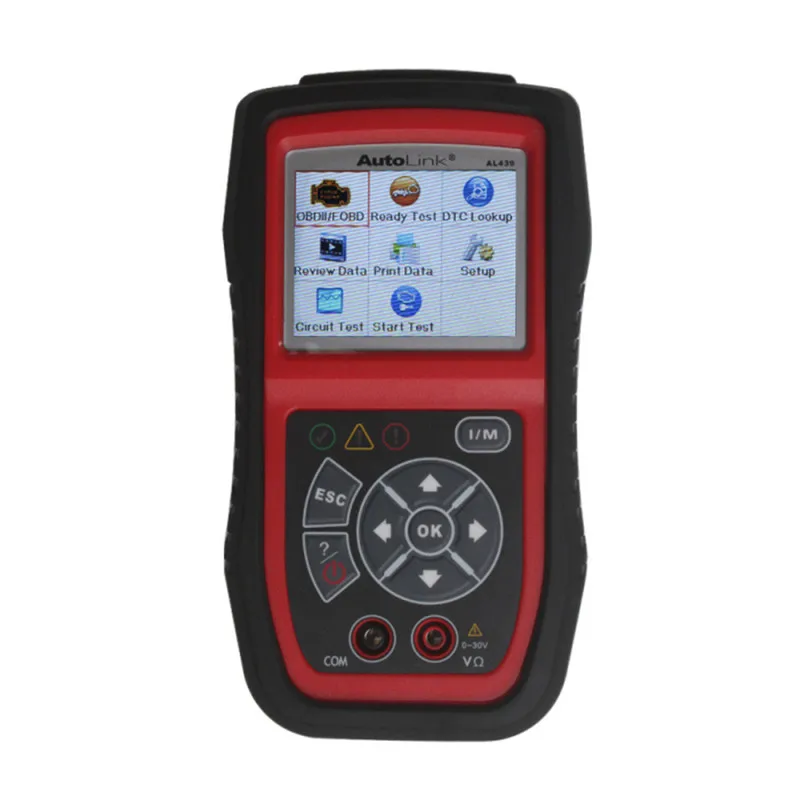 Autel Автоссылка AL439 OBD2 EOBD может OBD II код читателя автоматический диагностический