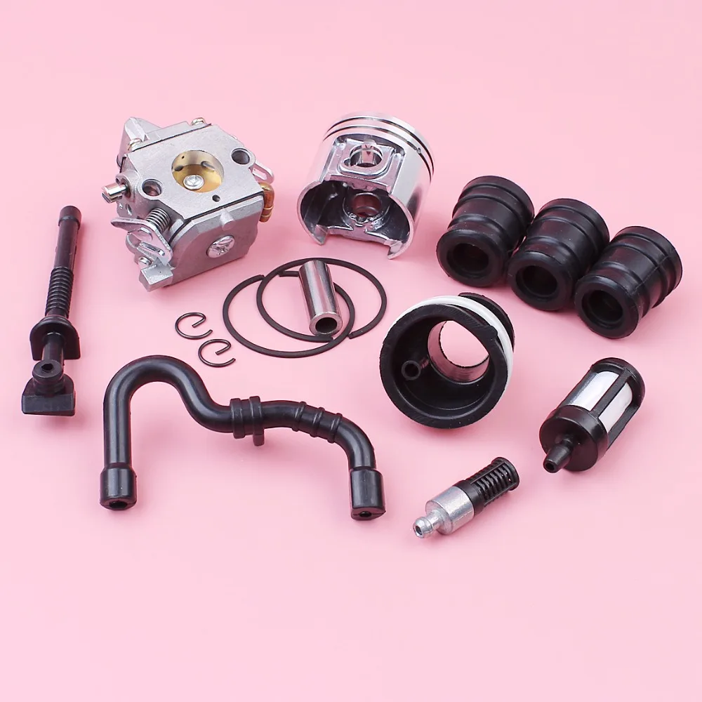Карбюратор 38 мм поршня для Stihl MS180 018 MS 180 зама C1Q S57 Carb AV буфера впускной коллектор