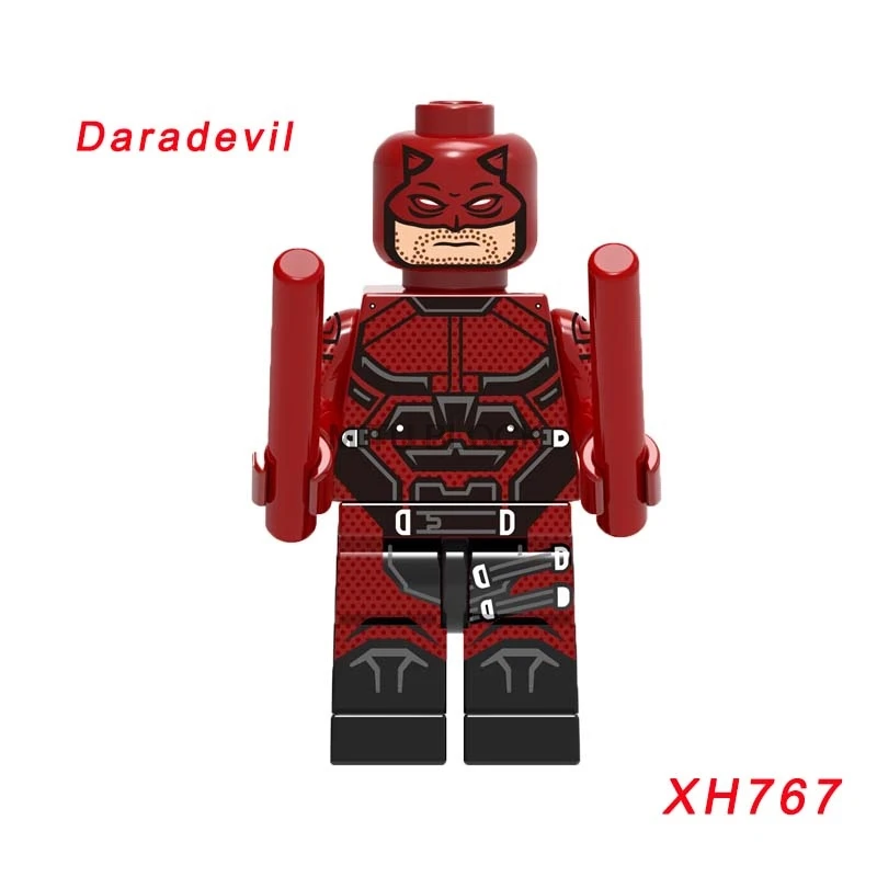 xh767 Фигурки супергероев Marvel, Человек-паук, муравей, Бэтмен, Железный человек, строительные блоки, мини-кубики - Цвет: xh767