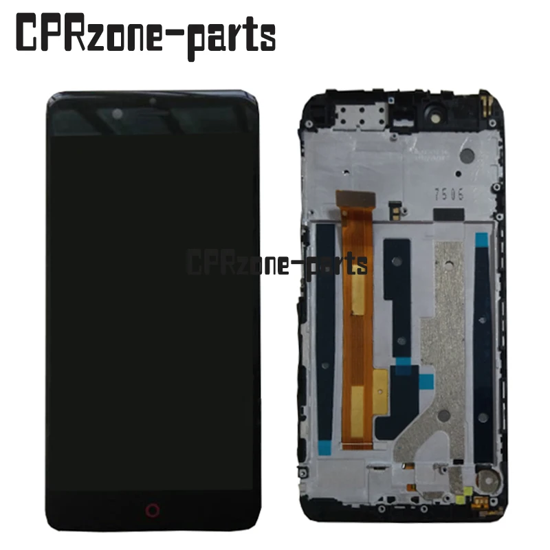 5 2 &quotчерный/белый с рамкой для ZTE Nubia Z17 mini NX569J NX569H ЖК дисплей сенсорным экраном