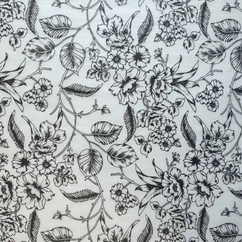 

500pcs Sketch Style Floral Gift Wrapping Tissue Paper