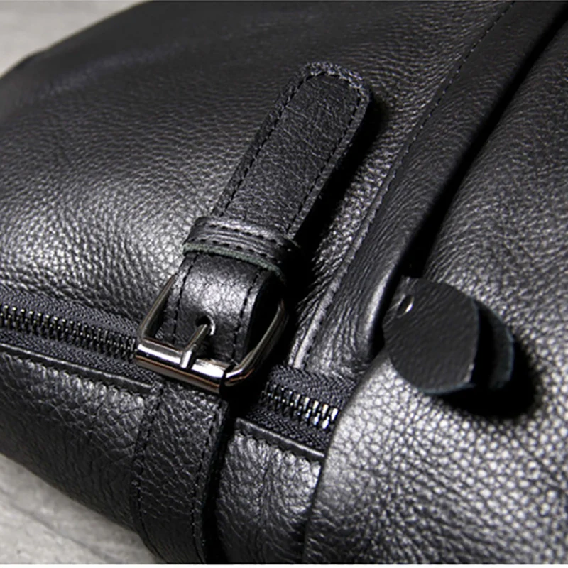 Сумка через плечо AETOO из воловьей кожи кожаный школьный ранец ручная работа