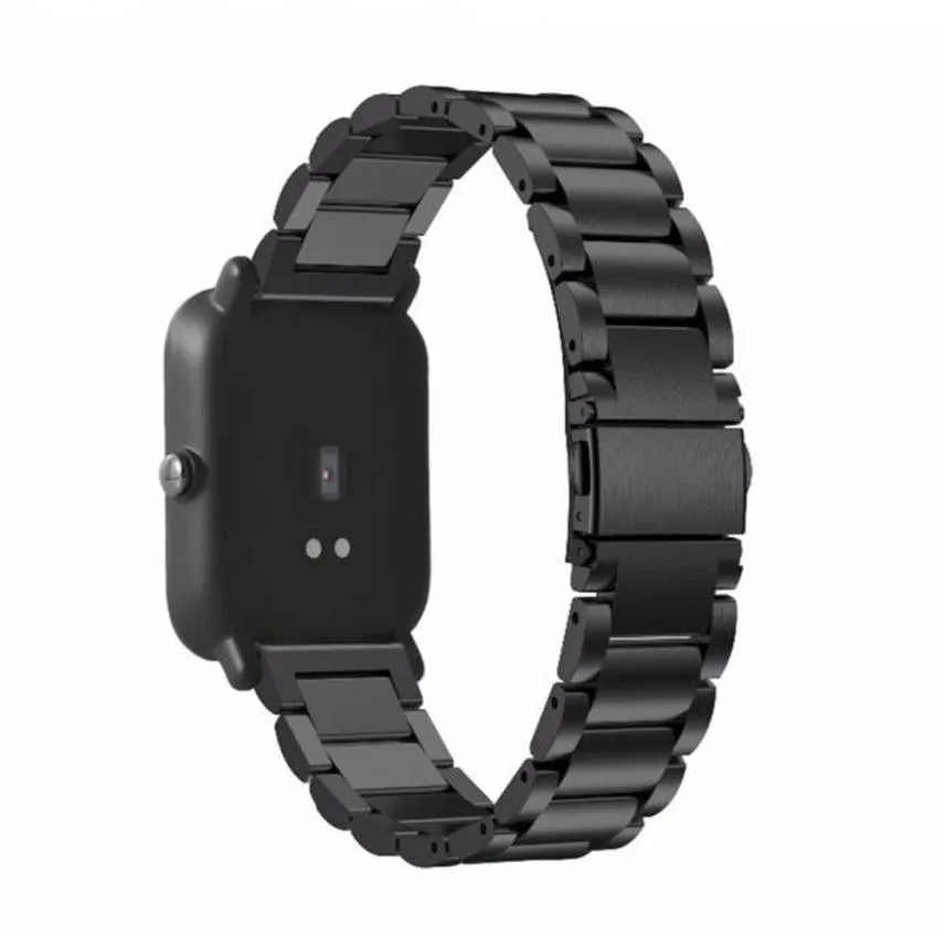 Браслет из нержавеющей стали для смарт часов Xiaomi /Amazfit /Bip /Youth|Смарт-аксессуары| |