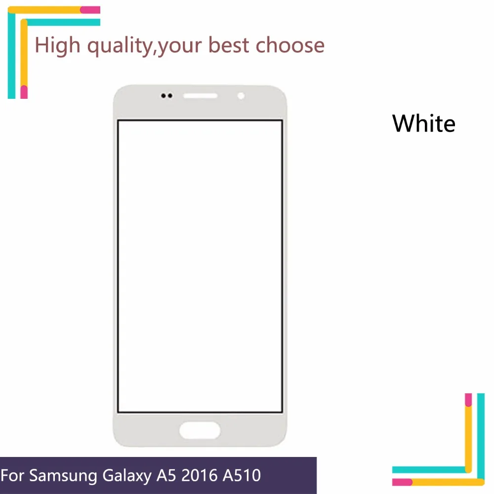 10 шт \ Лот для Samsung Galaxy A5 2016 A510 A510M SM-A510F A510F сенсорный экран стекло передней панели