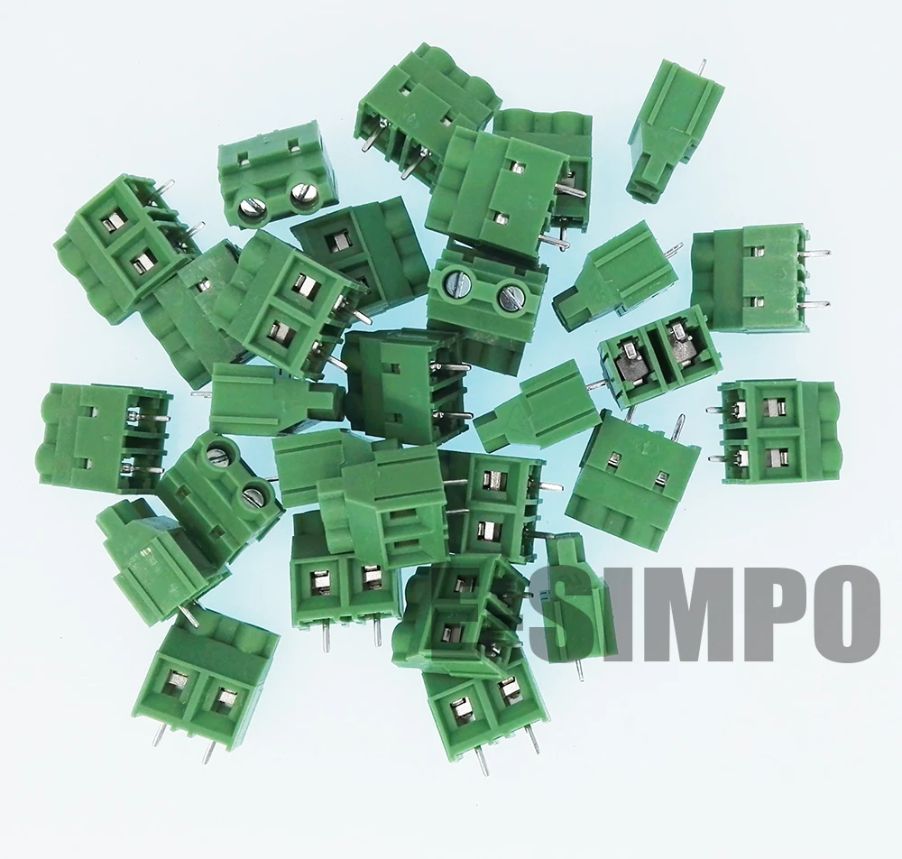 950 9.50 2P 3P печатной платы Клеммная колодка 9 5 мм шаг 300V/30A 22 10AWG покрытие из латуни и