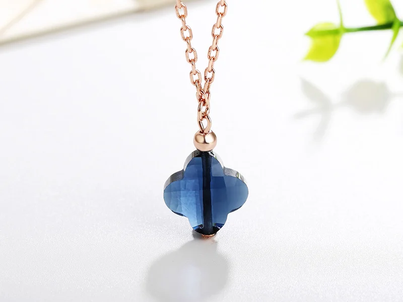 FORIS модные ювелирные изделия розовое золото Luckly умный кулон подходит ожерелье