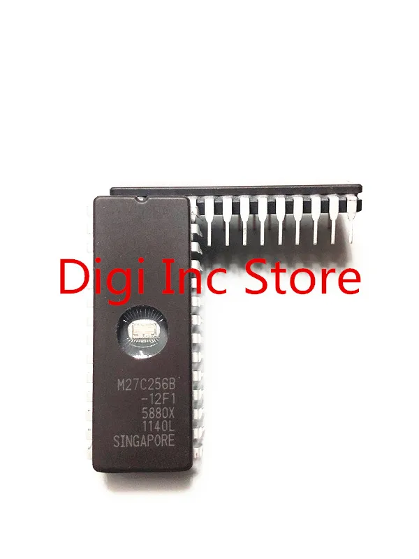 Бесплатная доставка 10 шт./лот M27C256B 12F1 M27C256 EPROM CDIP 28 IC новые Товары в наличии|Пульты