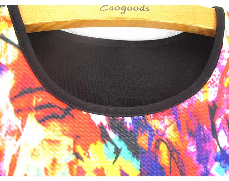 Женский короткий топ с принтом абстрактного граффити и кошки новинка 2016 модные