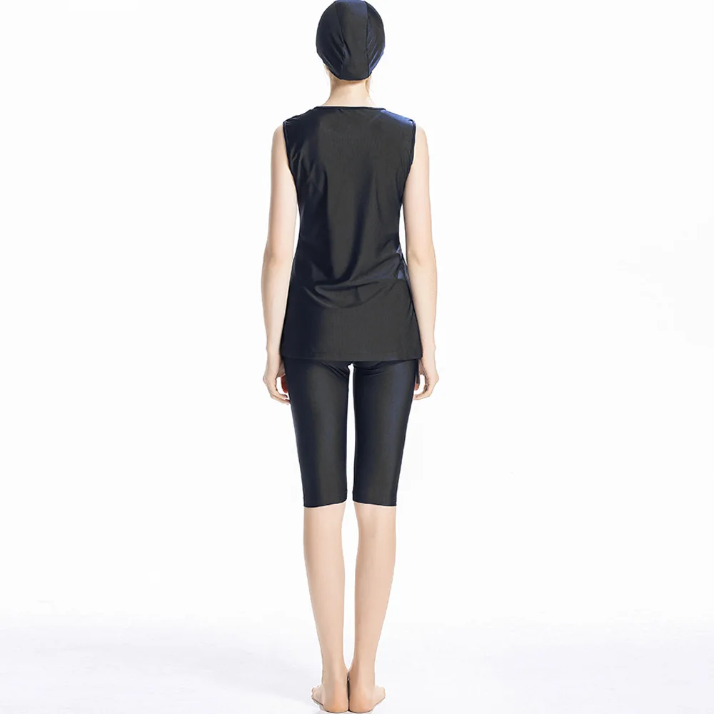 BAILUNMA Мусульманский купальник Женская юбка из Буркини скромная одежда