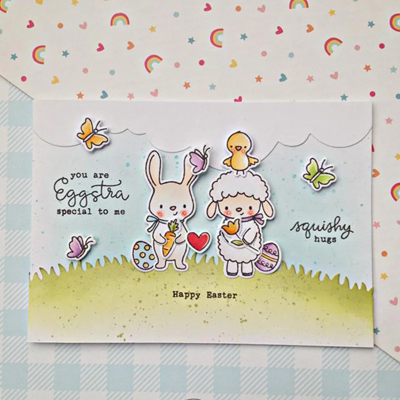 Набор прозрачных силиконовых штампов для скрапбукинга и фотоальбомов | Дом сад