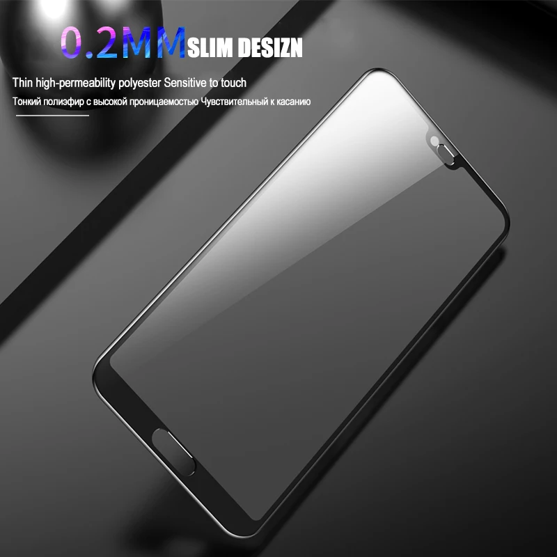 LuckGuard Full Cover Tempered Glass For Huawei P20 Lite 3D Screen Protector Pro Honor 8 9 P9 P10 Plus Film | Мобильные телефоны и