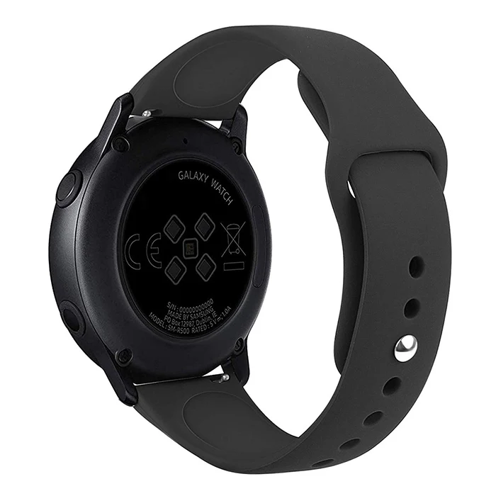 Черный Для Garmin Forerunner 245 ремешок 20 мм смарт часы ремешок для Garmin Forerunner 245/Vivoactive 3 часы браслет - Цвет: Черный