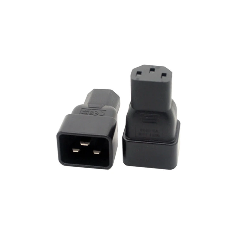 IEC 320 C13 в C20 угловой адаптер IEC320 переменного тока переходник | Компьютеры и офис