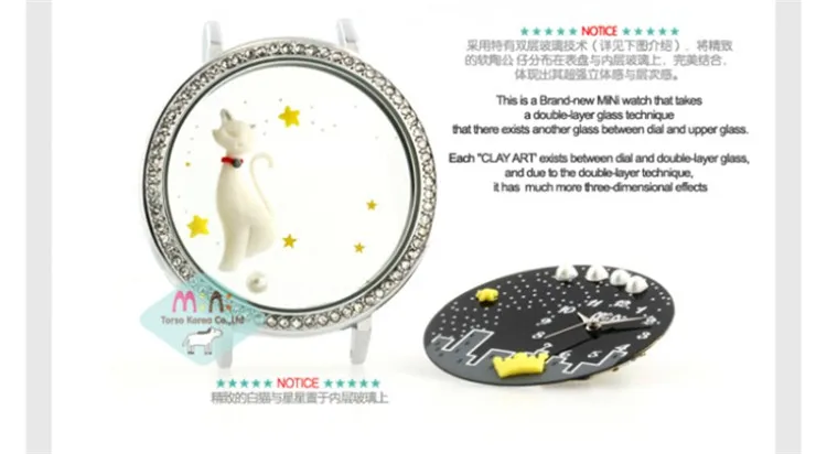 Reloj Mujer M: N: женские часы, водонепроницаемые, ручная работа, 3D кошка, золото, серебро, кварцевые наручные часы, модные часы, Relogio Feminino
