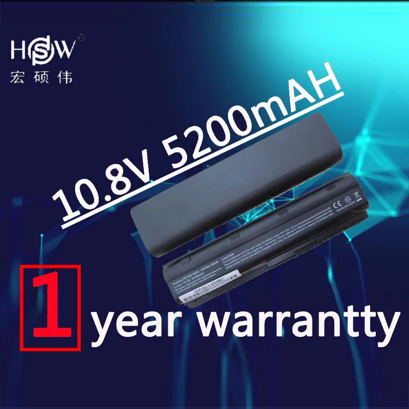 HSW 5200 мАч 6 ячеек батареи ноутбук для hp Compaq MU06 MU09 CQ42 CQ32 G62 G72 G42 593553 -001 DM4 593554-001 |