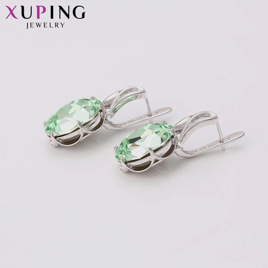 Xuping дешевые рекламные серьги темперамент кристаллы от Swarovski геометрические для женщин вечерние подарок ювелирные изделия S143.4-93952