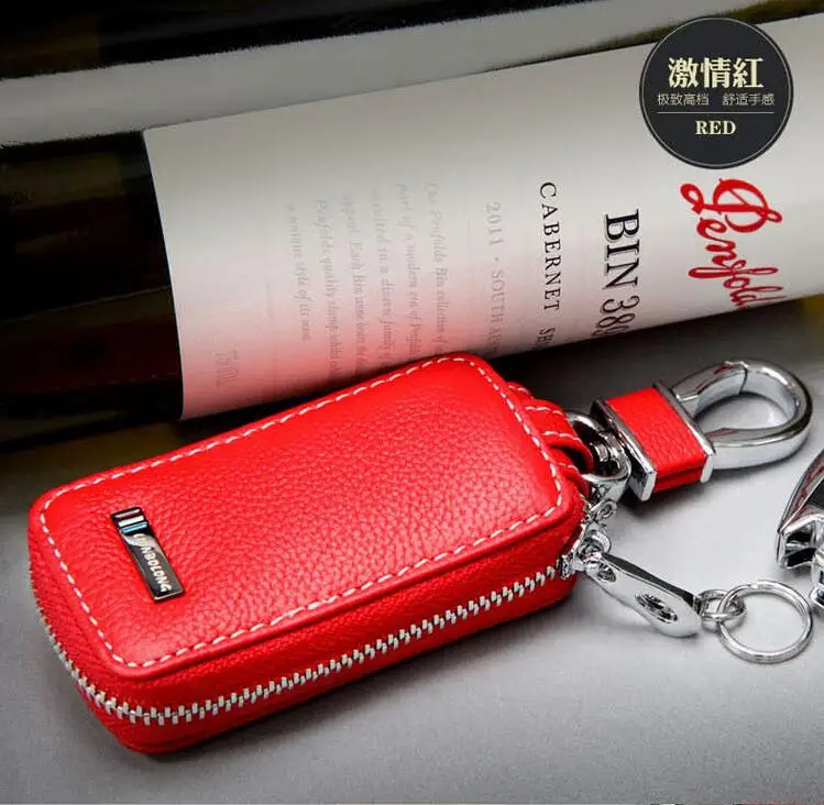 Чехол для автомобильного ключа из натуральной кожи в стиле льва болона кольцо