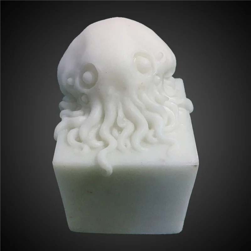 Фигурка осьминога Cthulhu 6 см белая смола статуя бюста Коллекционная модель игрушка