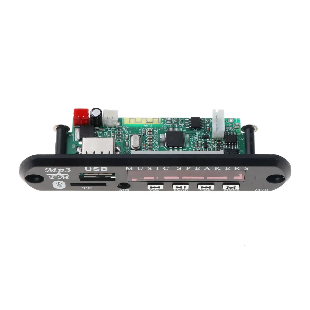 Kebidu 5 12 в Bluetooth MP3 плеер декодер плата Bluetooth Handfree MP3 WMA декодер плата аудио музыкальный модуль USB TF радио для автомобиля