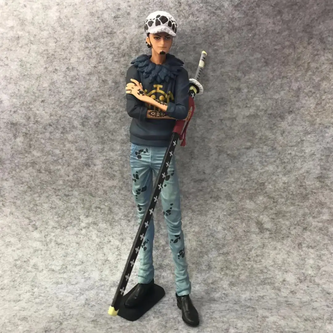 Аниме one piece LAW THE GRANDLINE Мужская коллекция фигурка Трафальгар Ло из &quotone piece&quot ПВХ с
