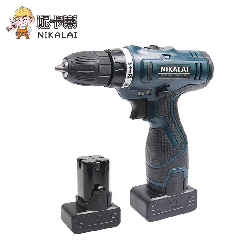 Двухскоростная Беспроводная электрическая отвертка 25 в водонепроницаемая