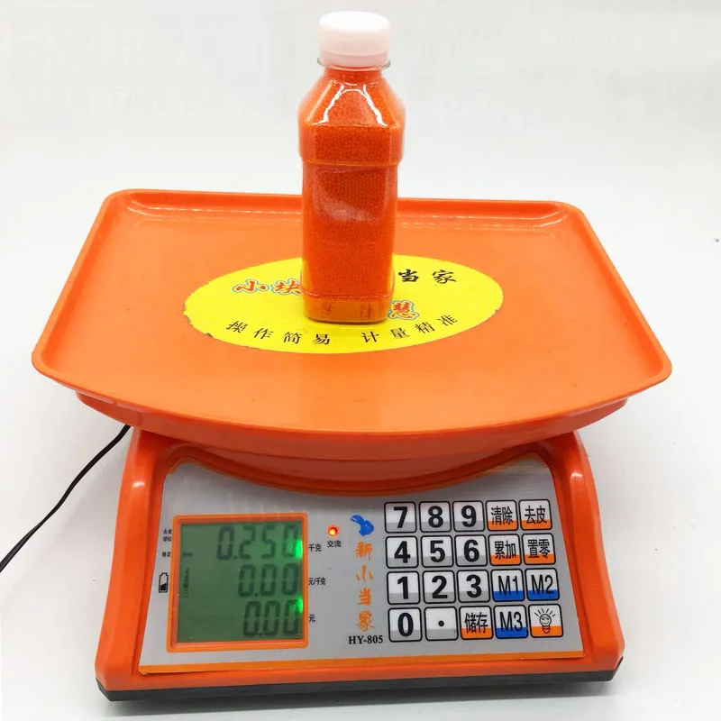 Водяная бомба 7 мм оранжевый Высококачественный твердый и стабильный кристалл 8