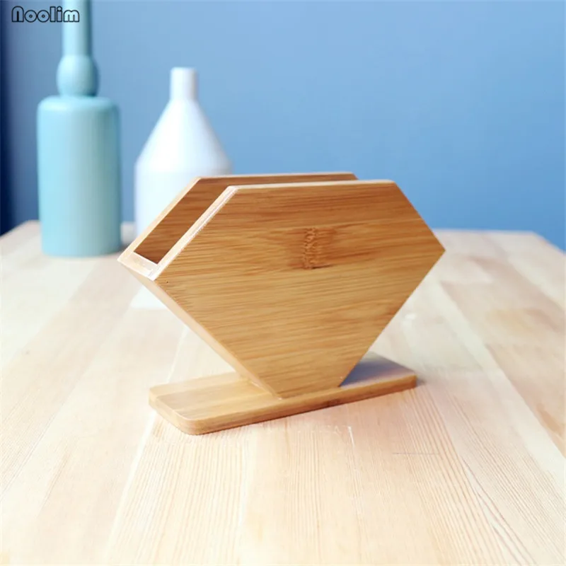 Бамбуковая Вертикальная коробка для салфеток ресторан отель квадратная