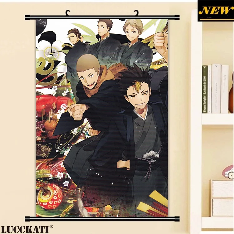 40X60 см Haikyuu! Серия High Kyuu! Hq! Волейбольные игры мужской мультфильм аниме Настенная картина Фреска свиток холст живопись плакат