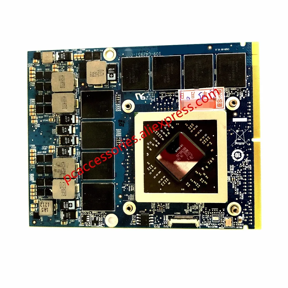 Для D e l Alienware M17X M18 M18X R1 R2 R3 ноутбук м Radeon HD 7970 Crossfire GDDR5 2 ГБ Графика видео карты диск