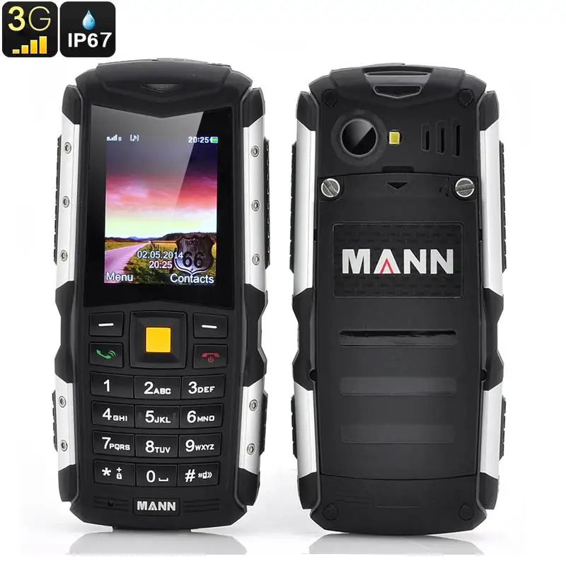 Оригинал Mann ZUG S + ip67 3 Г Водонепроницаемый Прочный Телефон GSM старик Старший